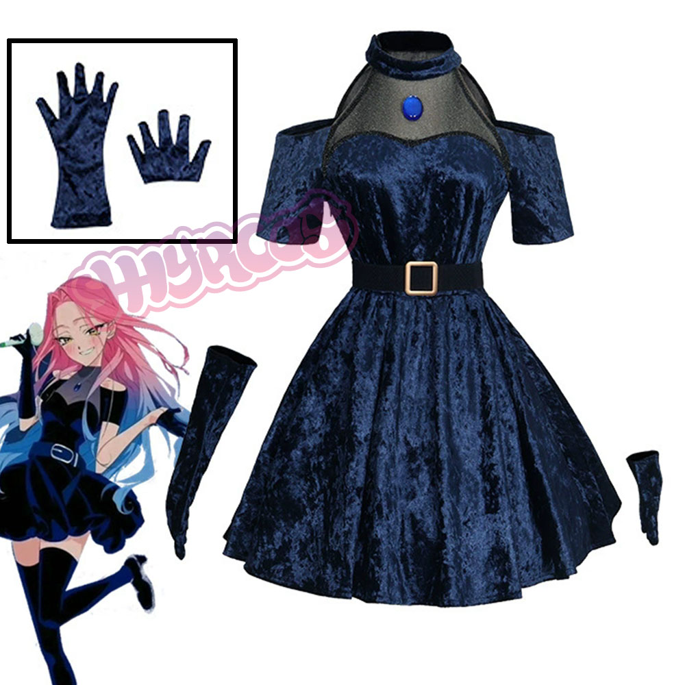 Anime Cosplay Blue Hair - Mizi Cosplay Anime Alien Kostium Sceniczny