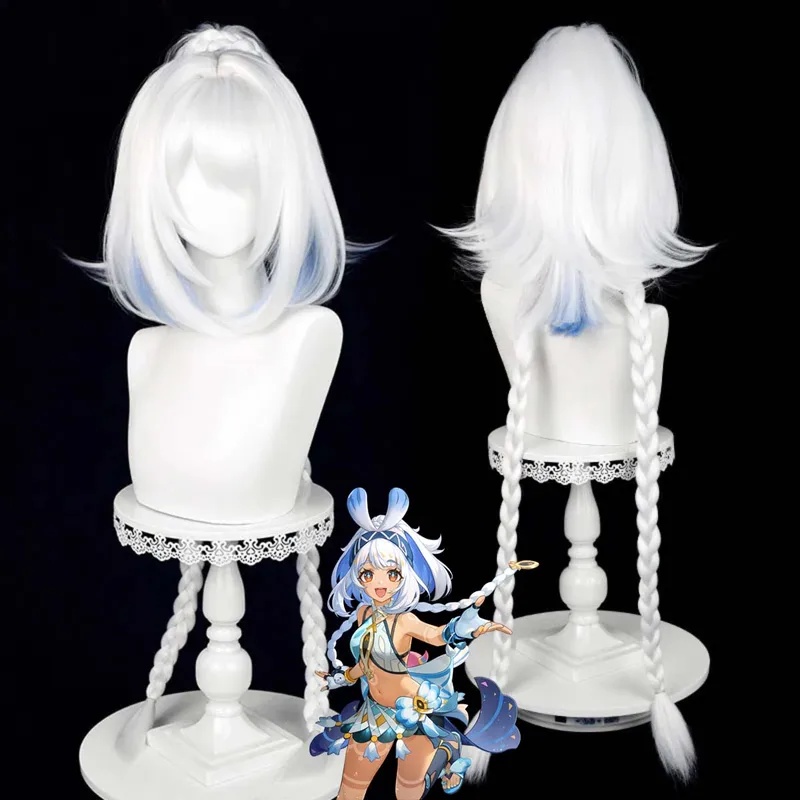 Le Cool Genshin Impact Mualani – Anime Cosplay Blue Hair recenzja i cena