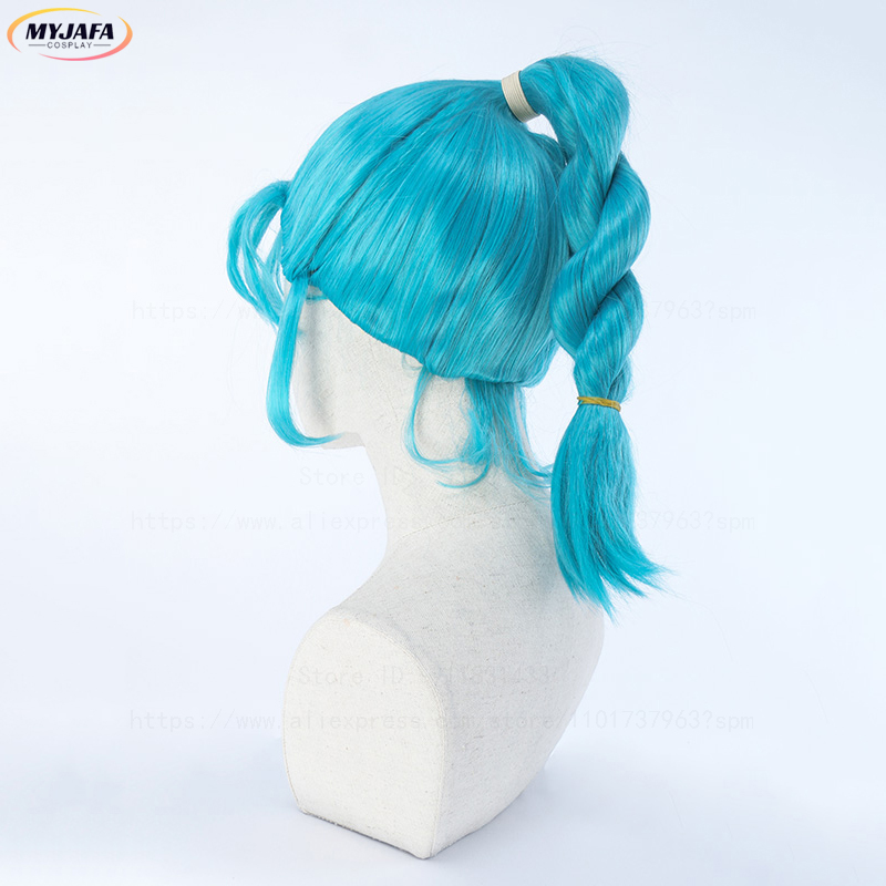 Peruka Cosplay Bulma Buruma Ni – Anime Cosplay Blue Hair recenzja i cena