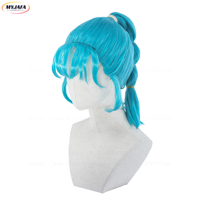 Peruka Cosplay Bulma Buruma Ni – Anime Cosplay Blue Hair recenzja i cena