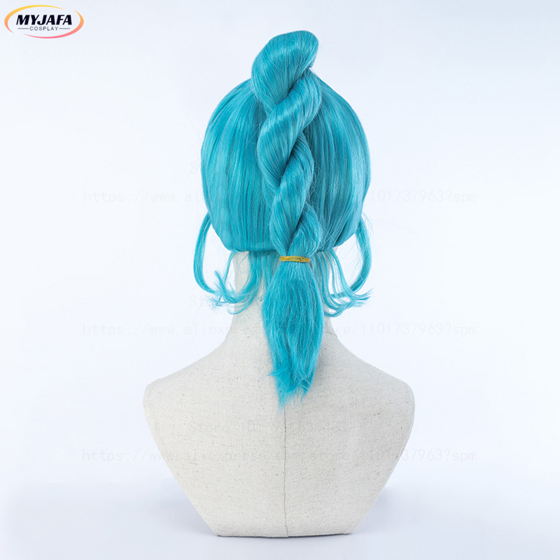Peruka Cosplay Bulma Buruma Ni – Anime Cosplay Blue Hair recenzja i cena